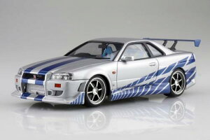 ���[�r�[���J No.WS-02 1/24 ���C���h�E�X�s�[�h R34 �X�J�C���C�� GT-R