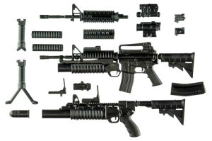 [LA100] ���g���A�[�����[ M4A1��M203�^�C�v2.0 1/12 �v�����f��