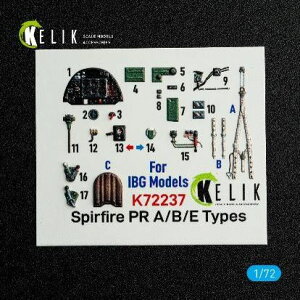 1/72 �X�s�b�g�t�@�C�A PR �^�C�vA/B/E ����3D�f�J�[�� (IBG�p)