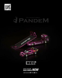 1/64 PANDEM LOTUS ELISE PURPLE CHROME TRUCK SET �p���f�� ���[�^�X �G���[�[ �p�[�v�� �N���[���g���b�N�Z�b�g
