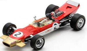 Lotus 49B No.2 Gold Leaf Team Lotus 5th Belgium GP 1968 Jackie Oliver