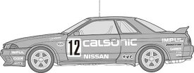 ID-296 1/24 インチアップシリーズ No.296 カルソニック スカイライン （スカイライン GT-R [BNR32 Gr.A仕様] ）1992