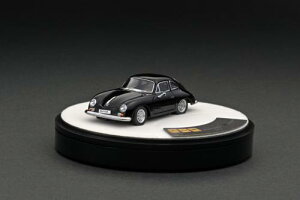 PGM-640504-2 PGM 1/64 Porsche 356 Black - Rotating display