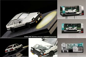 1/64 Toyota SPRINTER TRUENO GT APEX (AE86) / 頭文字D エンジン搭載モデル with 秋山 渉