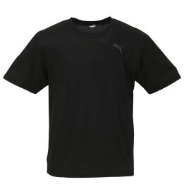 大きいサイズ メンズ DRYハニカム半袖Tシャツ PUMA (ブラック) (3L 4L 5L 6L 8L) プレゼント ギフト ラッピング
