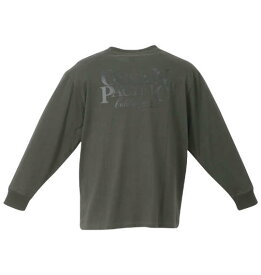 大きいサイズ メンズ 天竺長袖Tシャツ OCEAN PACIFIC チャコールグレー 3L 4L 5L 6L 8L