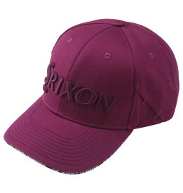 大きいサイズ メンズ 頭囲64cmまで対応 SRIXON ゴルフ用帽子 サンドデザインキャップ スリクソン パープル 4L