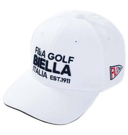 【新作・新着商品！】 大きいサイズ メンズ 柔らかツバツイルキャップ FILA GOLF ホワイト 4L