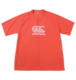 【新作・新着商品！】 大きいサイズ メンズ トレーニング半袖Tシャツ canterbury レッド 4L 5L