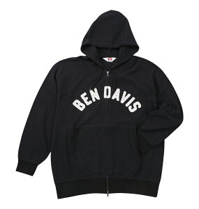 BEN DAVIS �傫���T�C�Y �����Y ���b�t���t���W�b�v�p�[�J�[ �u���b�N 3L 4L 5L 6L
