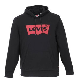 大きいサイズ メンズ プルパーカー Levi's (ブラック) (2XL 3XL) プレゼント ギフト ラッピング