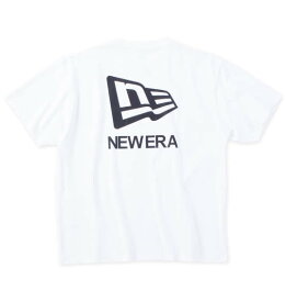 【新作・新着商品！】 大きいサイズ メンズ フラッグ&ワードマーク半袖Tシャツ NEW ERA ホワイト 3L 4L 5L 6L 8L