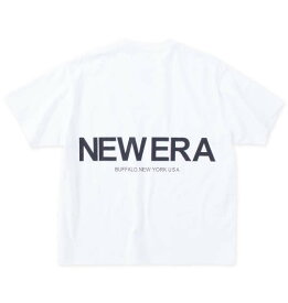 【新作・新着商品！】 大きいサイズ メンズ ザ オリジンロゴ半袖Tシャツ NEW ERA ホワイト 3L 4L 5L 6L 8L