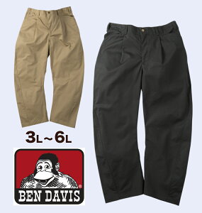 �y�V���i�zBEN DAVIS �傫���T�C�Y �����Y �J�[�u�o�M�[���[�N�p���c �u���b�N 3L 4L 5L 6L