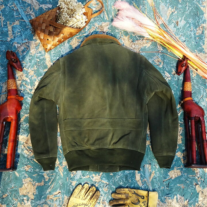 楽天市場】G9レザージャケット 上品 本革 牛革スエードジャケット  