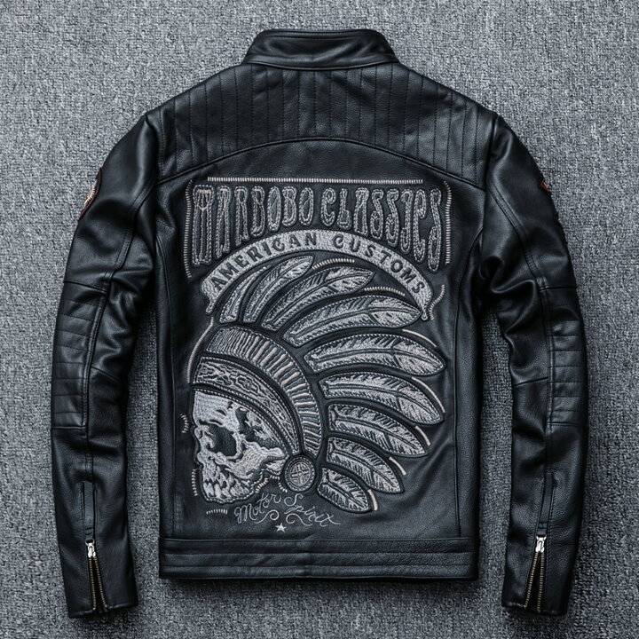 楽天市場】上品 新品 本革ジャケット メンズ バイクジャケット立ち襟 