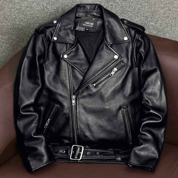 楽天市場】ハレーバイクレザージャケット 上品 本革 高級 牛革 
