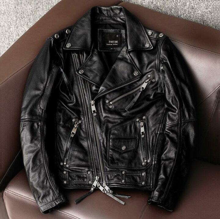 楽天市場】新品 ハレーバイクレザージャケット 上品 本革 高級牛革  