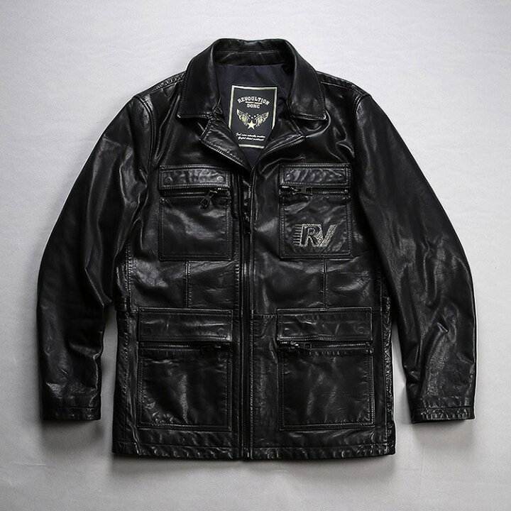 楽天市場】上品 レザージャケット メンズ ジャケット 柔らかい羊革0.8 