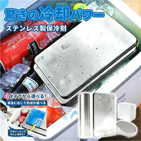 【強力保冷剤2枚セット&夏の必需品 】保冷剤 ステンレス保冷剤 長時間 強力保冷 小型 急速凍結 超低温 長持ち クーラーボックス 繰り返し使える 冷蔵 冷凍対応 熱中症対策 急速冷却 保冷バッグ アイスパック お弁当 釣り キャンプ BBQ アウトドア キャンプ 防災グッズ