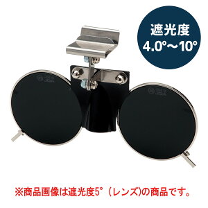 ミドリ安全 ルネベル 遮光めがね MS-21MP ヘルメット取付型 遮光度 10〜13/7.0〜9.0