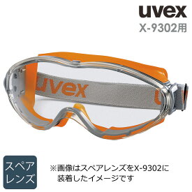 ミドリ安全 uvex ゴーグルパーツ X-9302用 スペアレンズ