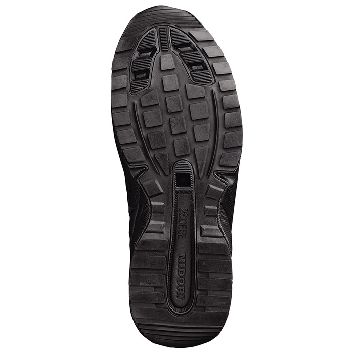 ミドリ安全 ワークプラス・スーパーライト SL601CAP 先芯 JSAA認定 超軽量 かかと衝撃吸収 夜間作業 男女兼用 [メンズ レディース]  [作業靴:蒸れない・通気性が良い・涼しい・快適] 安全作業靴 プロテクティブスニーカー プロスニーカー [ブラック] 22.0〜30cm(EEE) |  