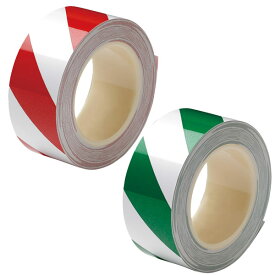 ラインテープ ベルデビバハードテープ(屋内推奨) 50mm幅×20m 赤白 緑白