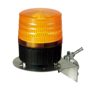 ユニット UNIT LED回転灯単管取付け金具セット 387-154 屋外用・AC100V 黄