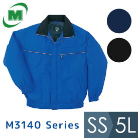 ミドリ安全 作業服 軽量防風防寒ブルゾン M3140シリーズ 3カラー SS～5L
