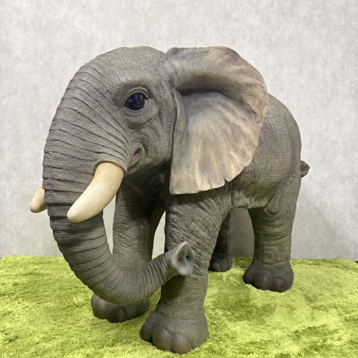 楽天市場】置物 ゾウ 特大 象 横幅94cm 巨大オブジェ 縁起物 風水 