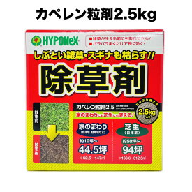 除草剤 強力 粒剤 顆粒 カペレン粒剤2.5 芝生にも使用可能 土壌処理剤 DBN粒剤 雑草を長期間抑える スギナやヨモギに使える 粒タイプ 粉末 土壌処理型