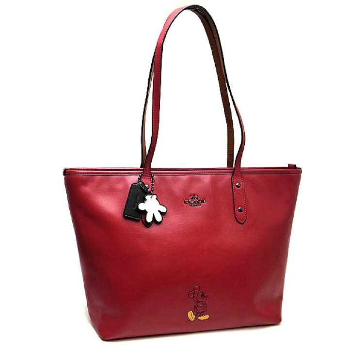 楽天市場】【緑屋質屋】コーチ 56645 トートバッグ ディズニーコラボ  