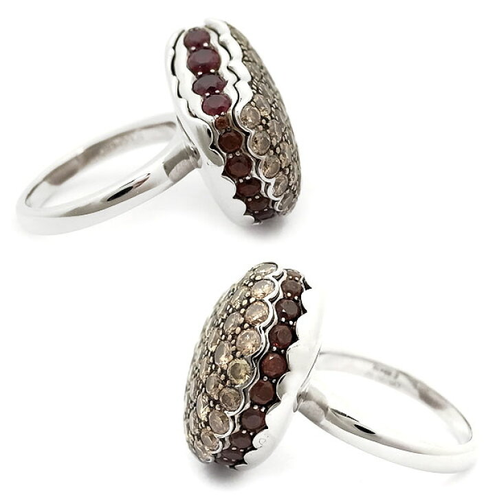 楽天市場】【緑屋質屋】ブシュロン タンタシオン マカロン リング  