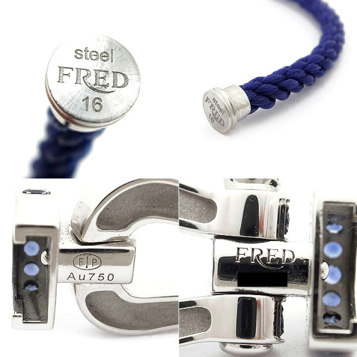楽天市場】【緑屋質屋】FRED(フレッド）フォース10 ブレスレット 