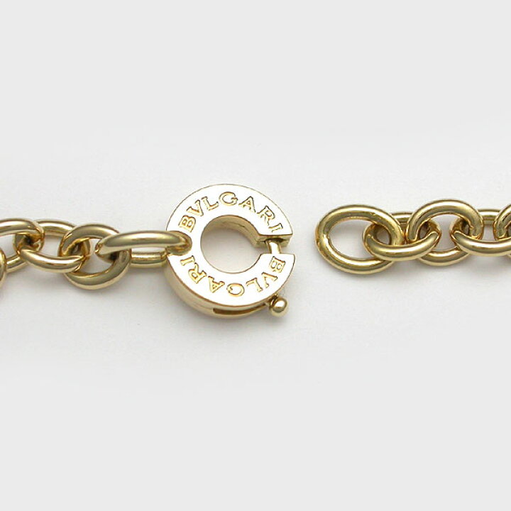 楽天市場】【緑屋質屋】ブルガリ BBチャームブレスレット K18YG【中古  