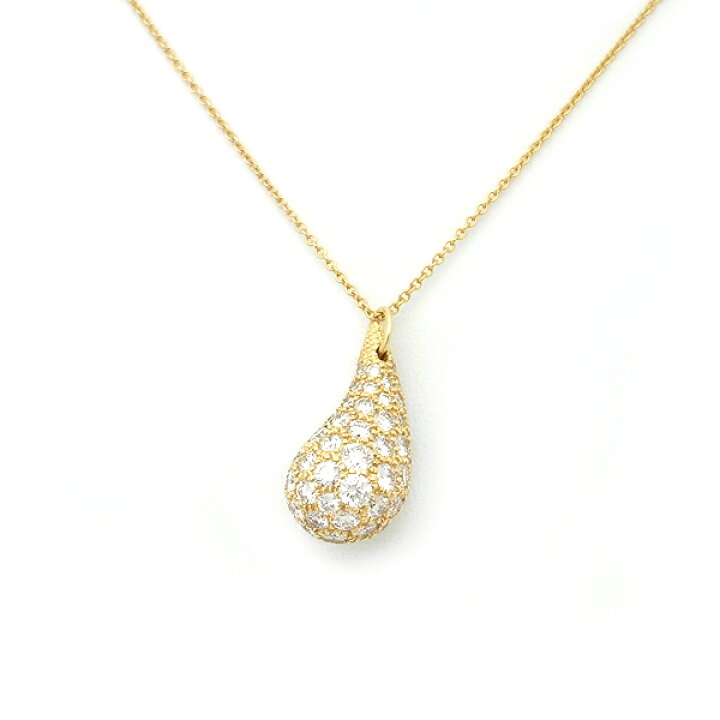 ダイヤ ダイヤモンド 0.06ct ティアドロップ Yドロップ ネックレス  