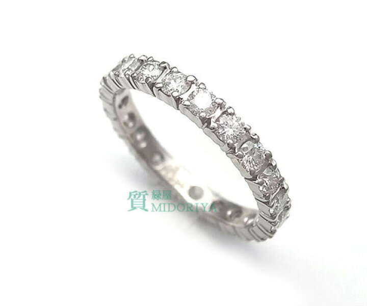 楽天市場】【緑屋質屋】平和堂 ダイヤエタニティリング 1.01ct【中古 