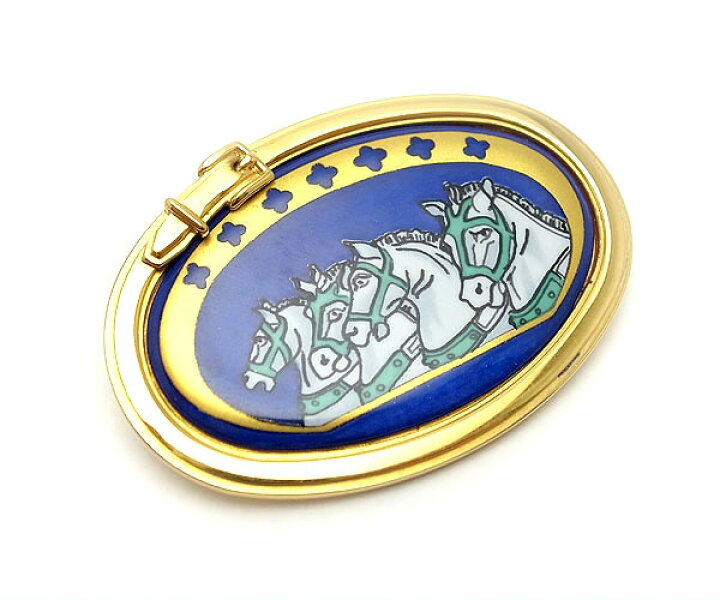 楽天市場】【緑屋質屋】エルメス 七宝ブローチ【中古】 : 質 緑屋