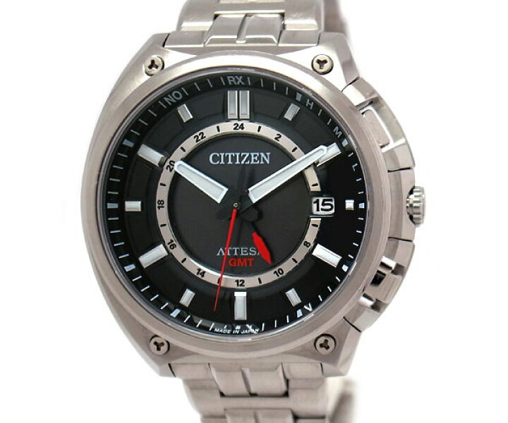 楽天市場】【緑屋質屋】シチズン アテッサ ネオ アクティブ GMT エコ 