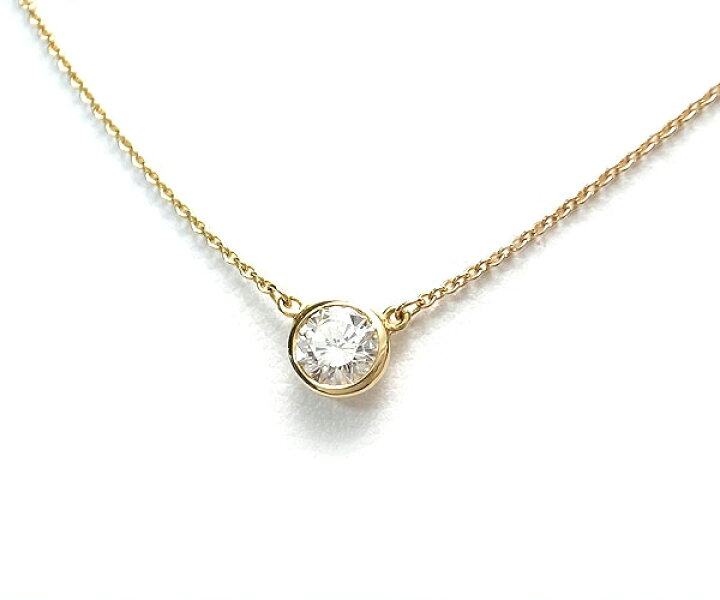 楽天市場】【緑屋質屋】ティファニー バイザヤードネックレス 0.45ct 
