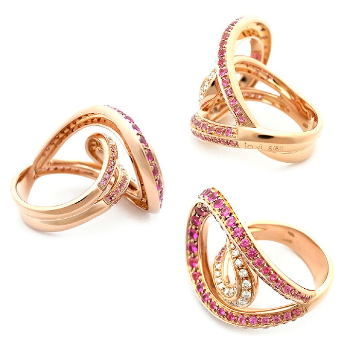 楽天市場】【緑屋質屋】io si SCAVIA(スカヴィア) ピンクサファイア  