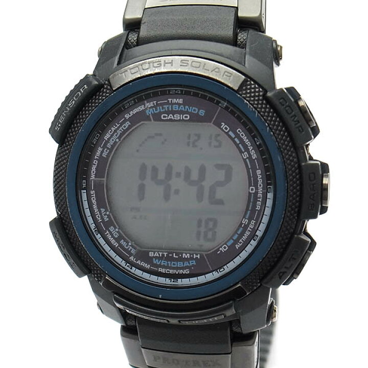 楽天市場】【緑屋質屋】カシオ CASIO PRO TREK(プロトレック) BLACK 