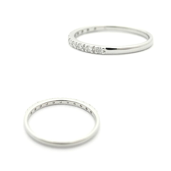 楽天市場】【緑屋質屋】ヴァンドーム青山 ハーフエタニティ リング  