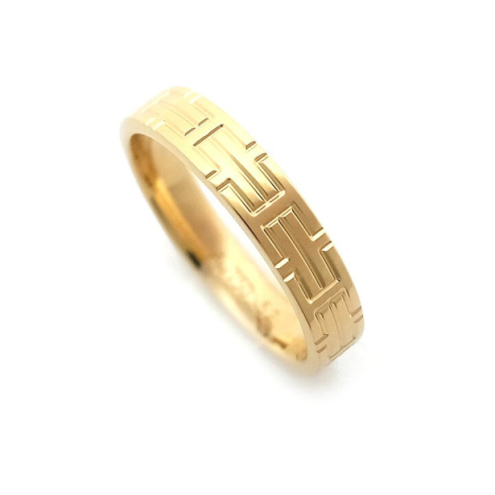 楽天市場】【緑屋質屋】エルメス キリム リング #52 K18YG【中古  