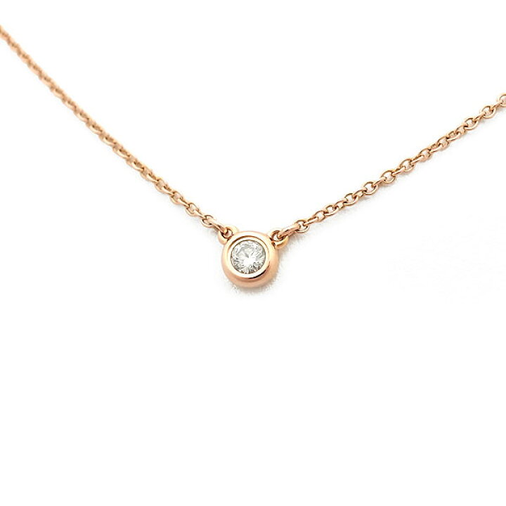 楽天市場】【緑屋質屋】ティファニー バイザヤード ネックレス 0.07ct  