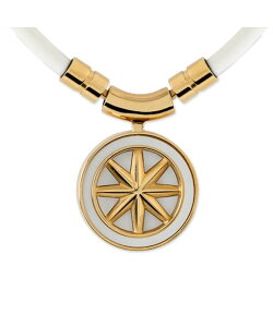 [BANDEL] of NANZT[ lbNX Healthcare necklace Earth mini 52cm White×Gold