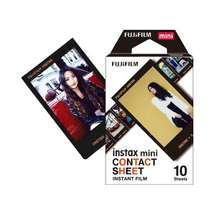 �x�m�t�C���� �C���X�^���g�J���� �`�F�L�p�t�B���� 10���� �R���^�N�g�V�[�g INSTAX MINI CONTACT WW 1