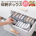 【ポイント2倍】 下着収納ケース 3点セット 不燃布 折りたたみ ボックス メッシュ 仕切りケース 下着 収納ケース 整理整頓 ブラジャー 収納ボックス チェスト 送料無料 ポイント消化 引き出し 靴下 ハンカチ ブラジャー パンツ パンティー 仕切りボックス ロッカー ネクタイ