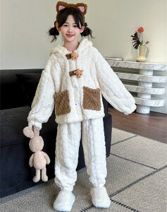 �p�W���} �L�b�Y ���N�� ���̎q �㉺�Z�b�g 2�_�Z�b�g ���� �O�� �t�[�h�t�� ���n �|�P�b�g �L�b�Y �K�[���Y ���[���E�F�A �ۉ��� �g���� �~ �i�C�g�E�F�A �Q�Ԓ�